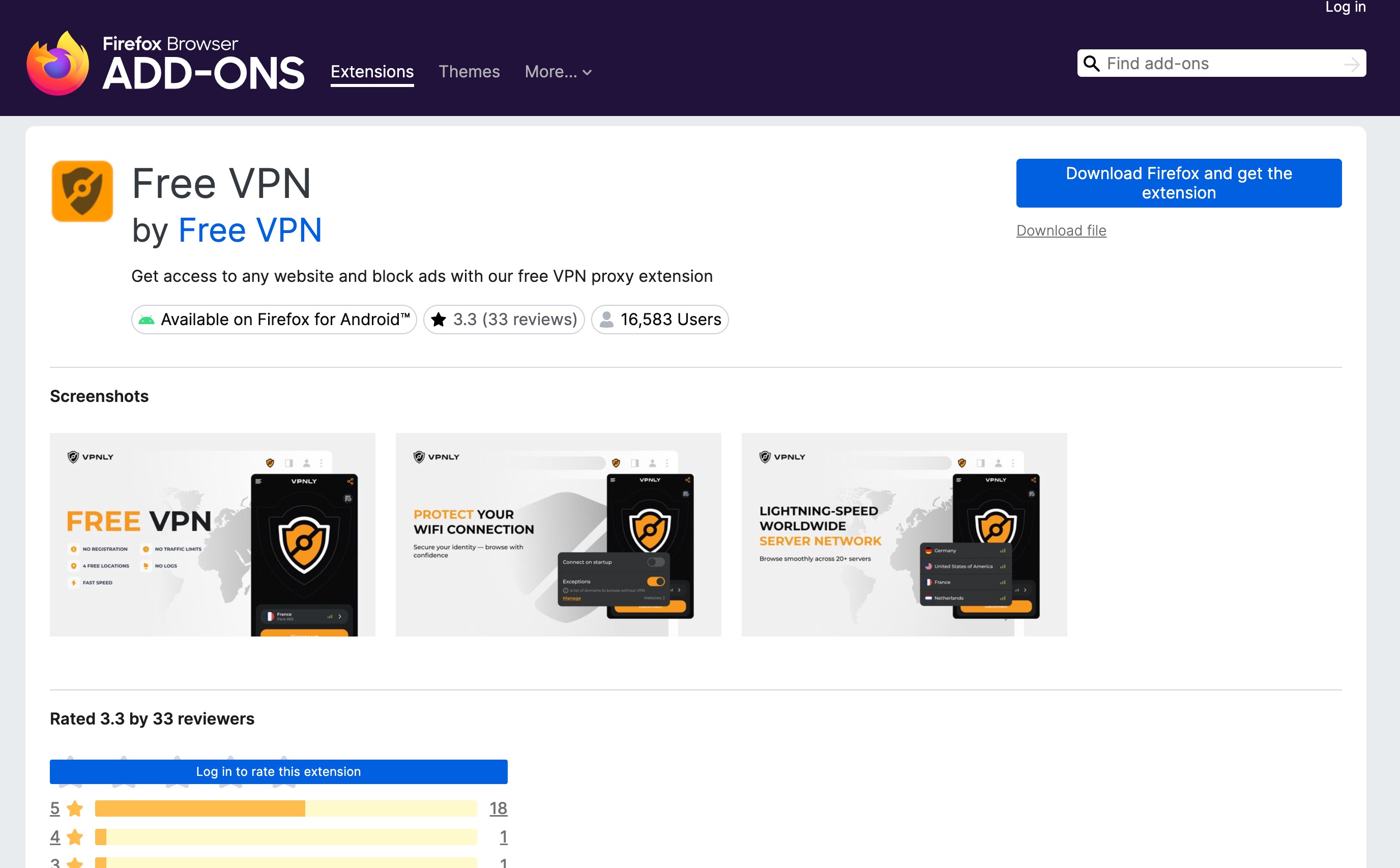 Free VPN add-on infected by GhostPoster malware