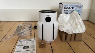 Shark NeverChange5 Air Purifier MAX for Home unboxed