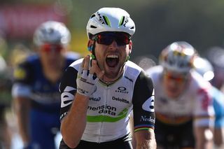 Mark Cavendish (Dimension Data) wins his fourth stage at this year's Tour de France