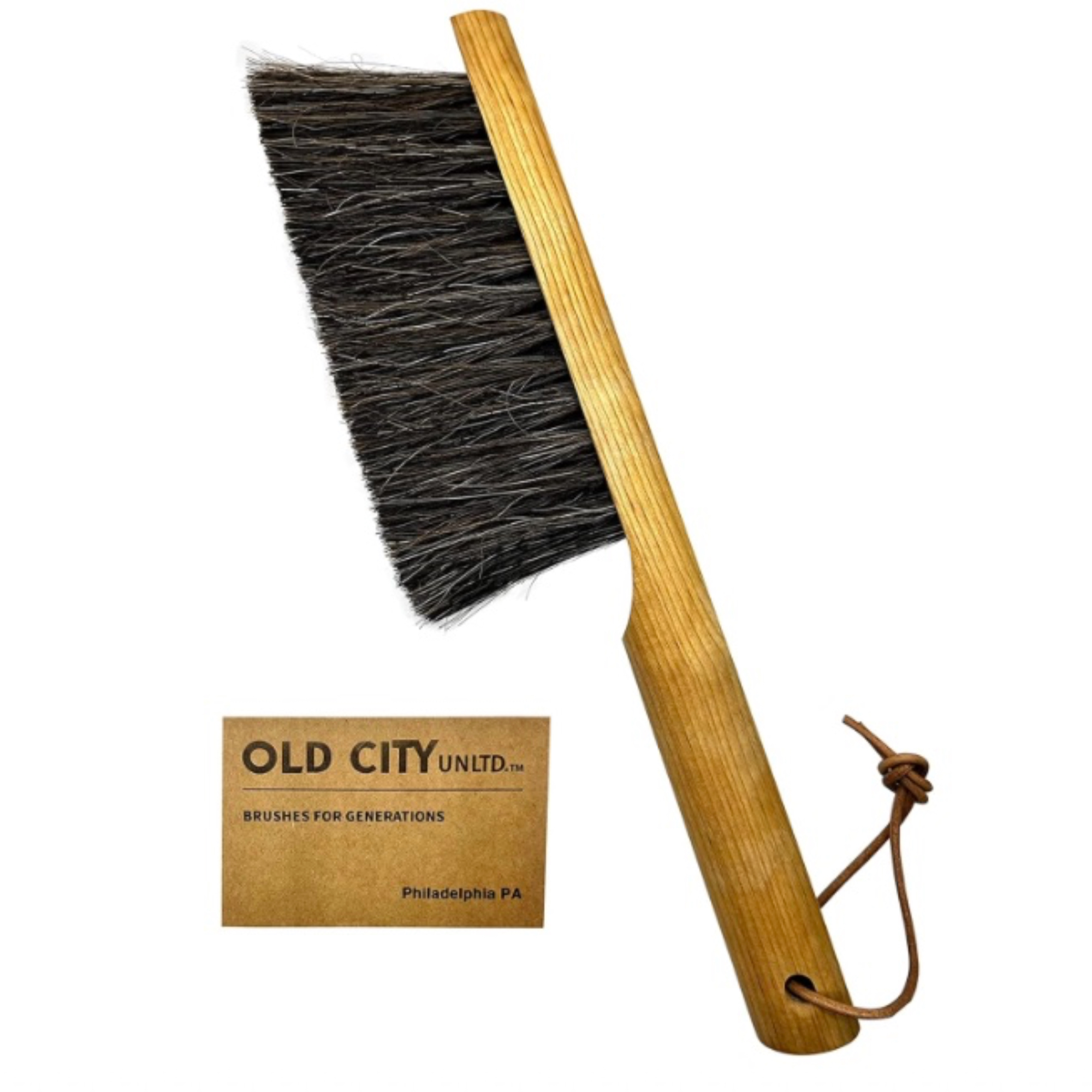 Dustpan Bench Woodworking Brush, 13 Inch, Counter, Furniture, Patio, Fireplace Cleaning, Horsehair Brush