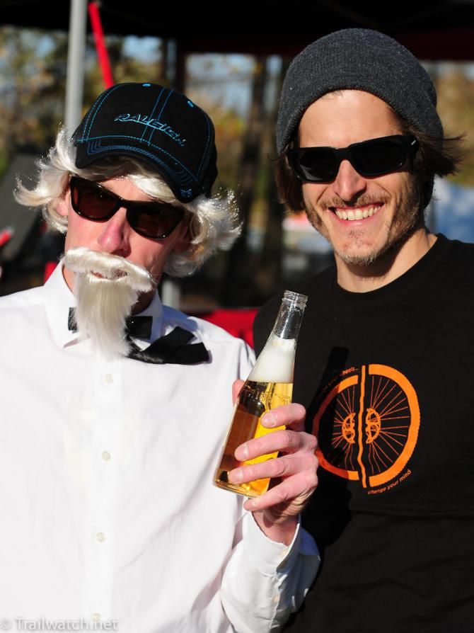 Cyclocross fans and beer seem to go together