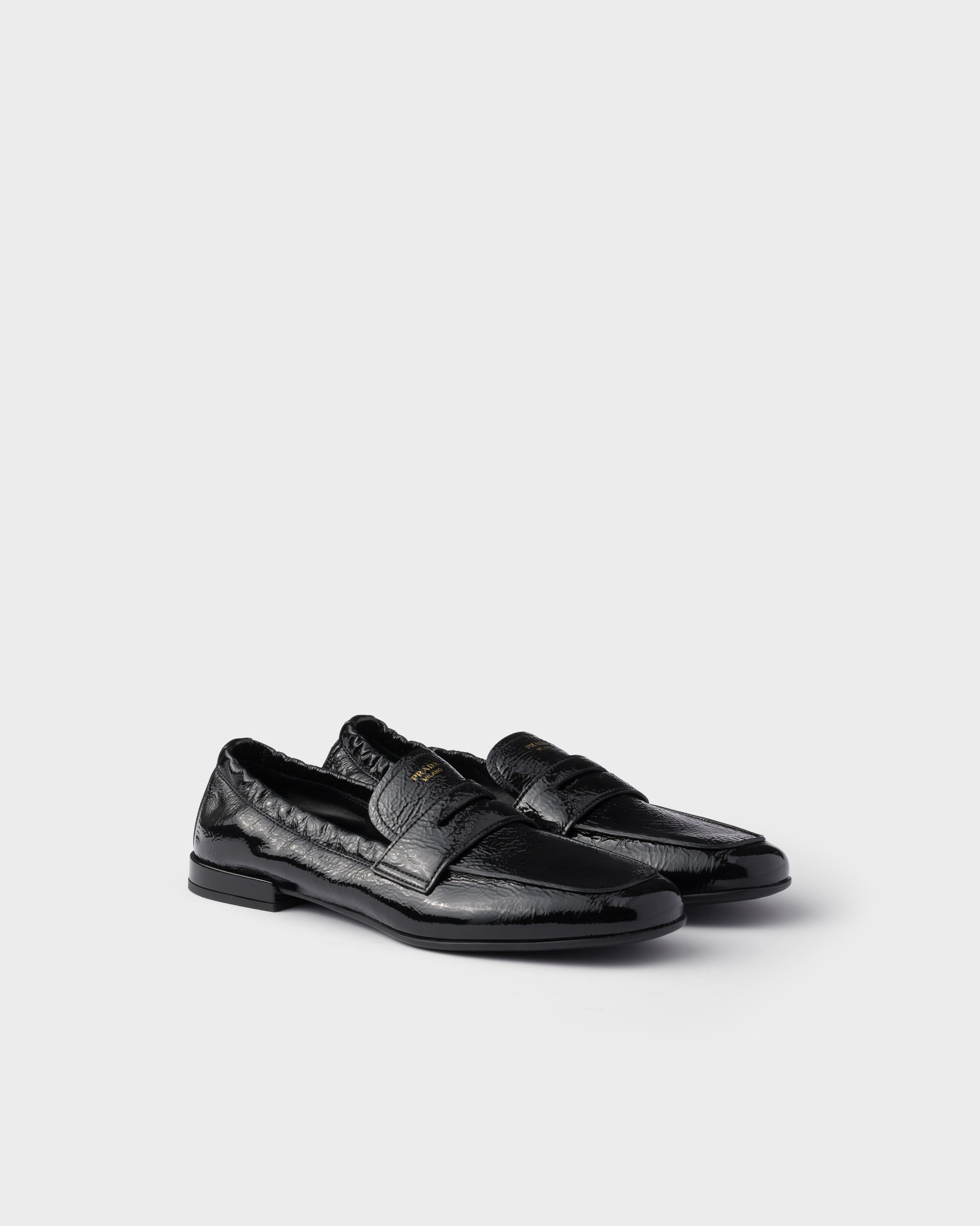 Shuffle Patent Leather Loafers