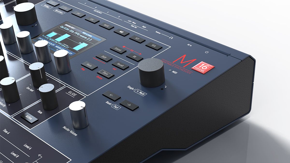 The Waldorf M synth is now available with 16 voices, and you can update your existing hardware
