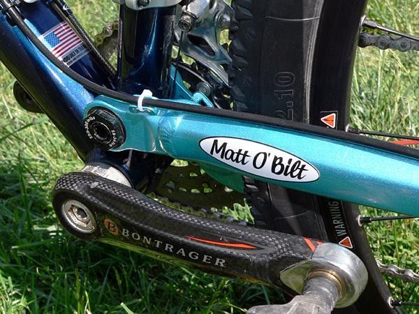Team mechanic Matt Opperman built Ross' bike just up the road in Boulder, CO.