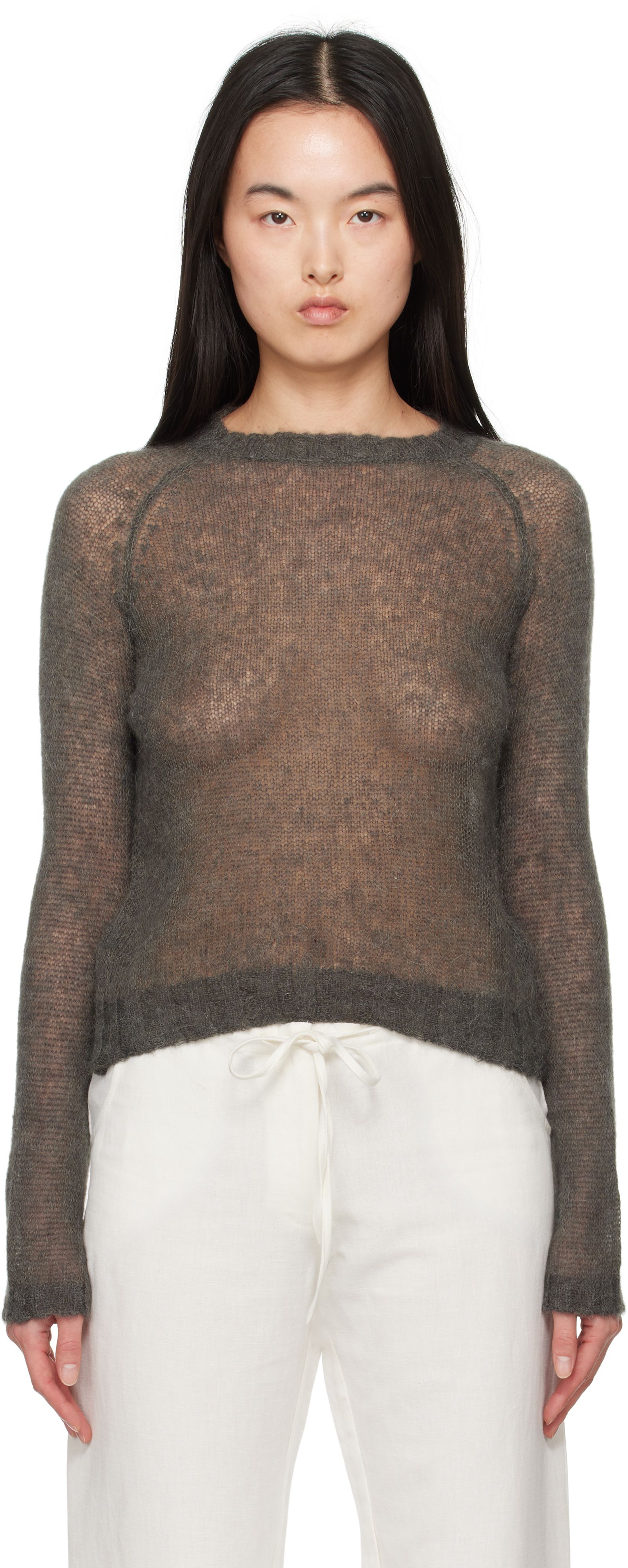 Gray Kiss Sweater