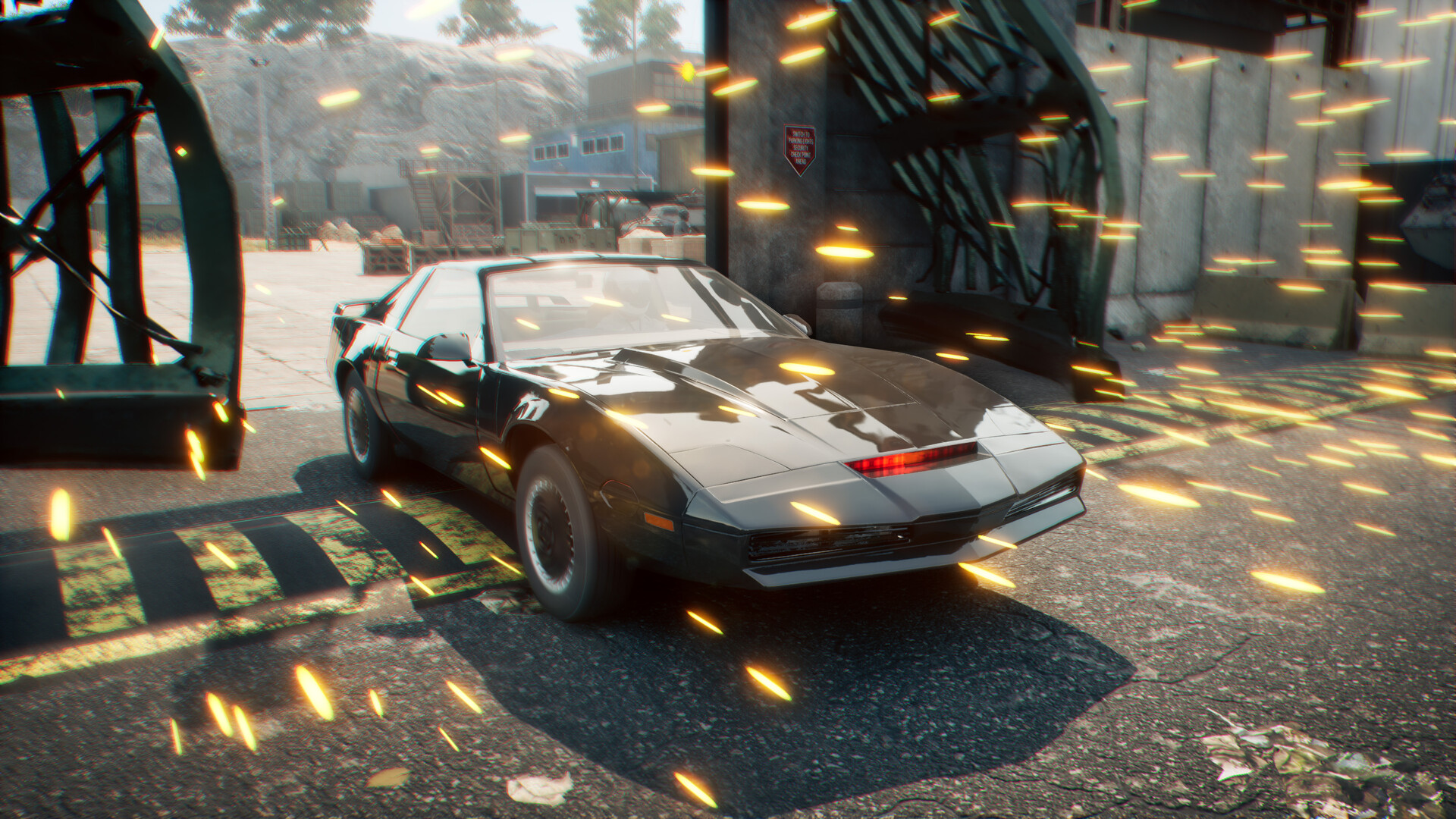 The Kitt car from Knightrider in Stuntman Hollywood