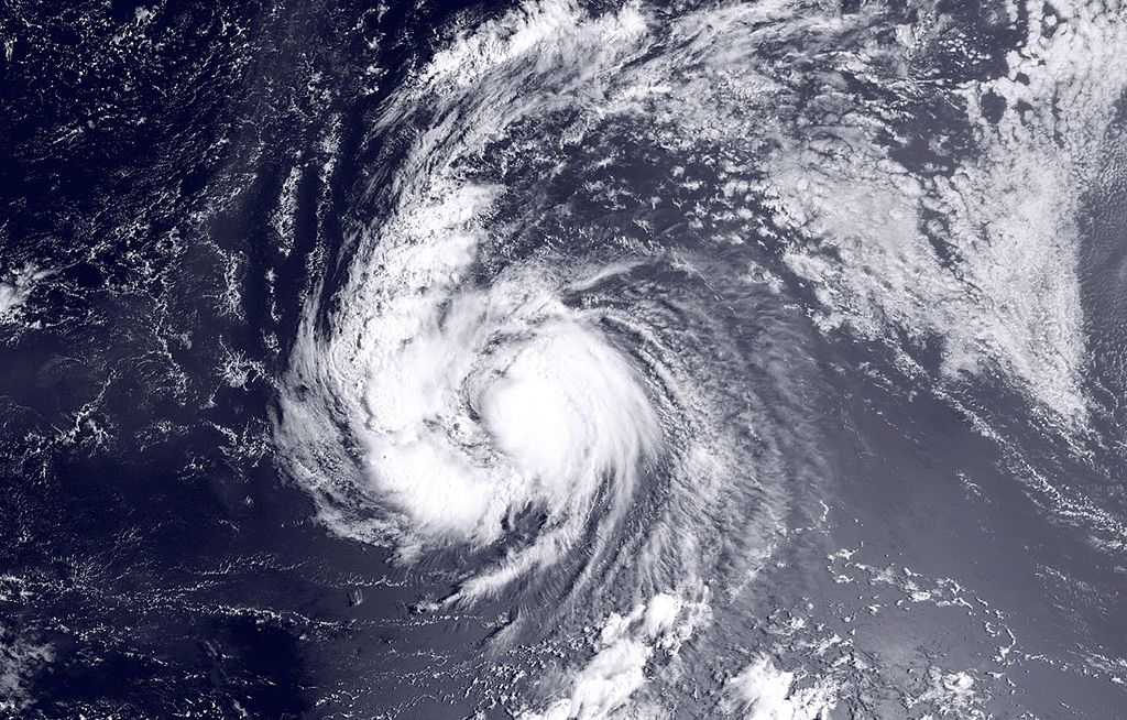 Tropical storm Danielle.