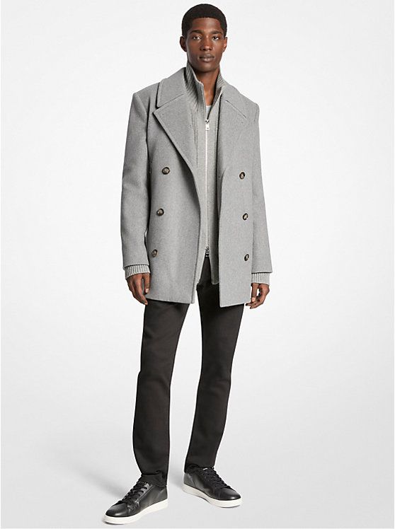 Wool Blend Peacoat