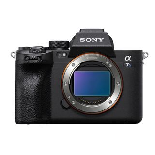 The Sony A7S III on a white background
