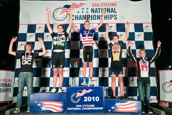 The 15-16 Junior men;s podium