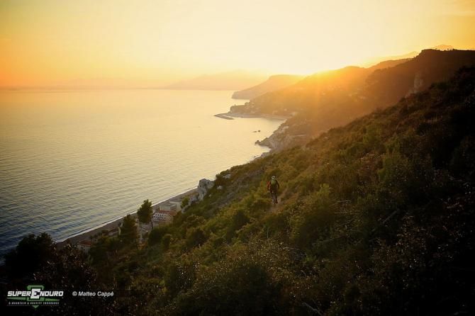 A beautiful sunset in Finale Ligure