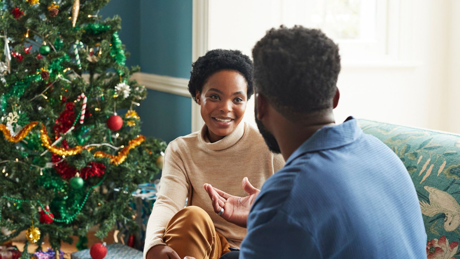 couple at christmas
