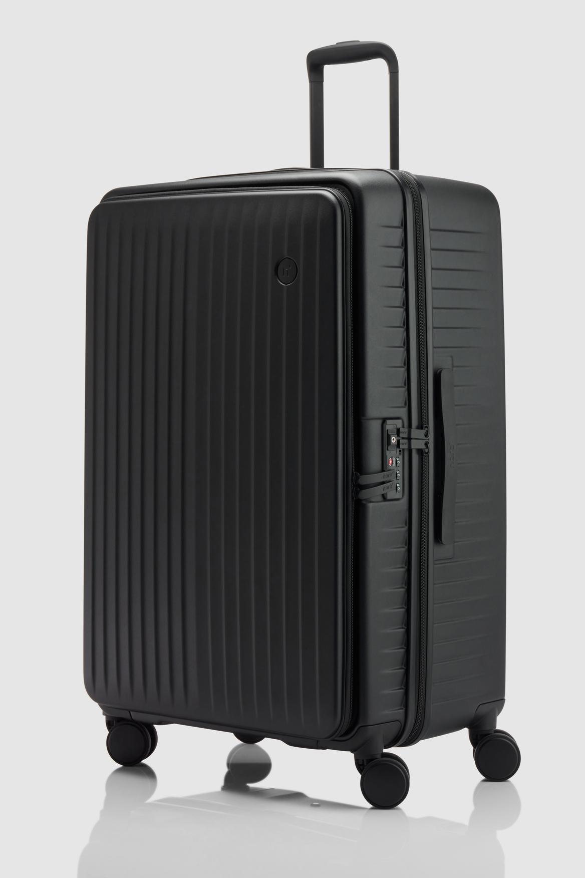 Venture Dual Open 76cm Suitcase - Black