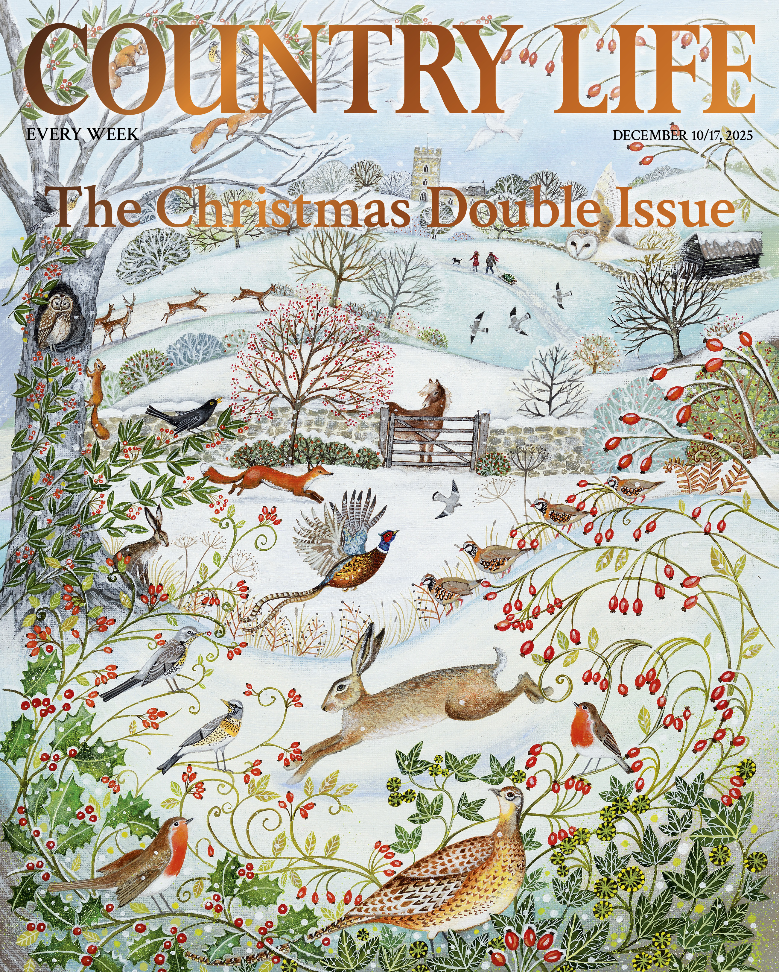 Cover of Country Life's Christmas Double issue 2025 December 10, 2025 