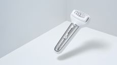The Philips Satinelle Prestige, one of the best epilators, against a white background