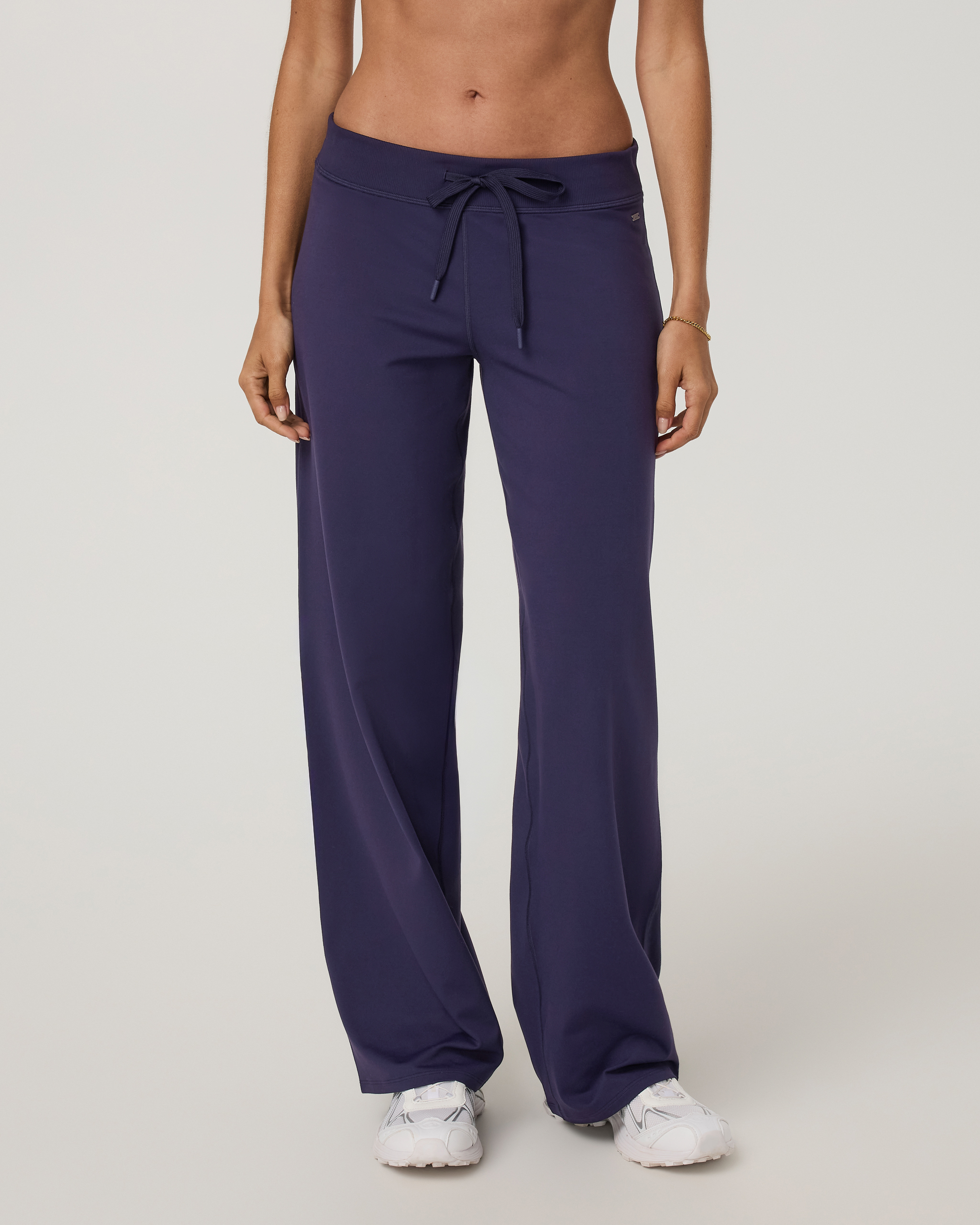 Halo Low Rise Straight Leg Pant - Velvet Violet - Xxs