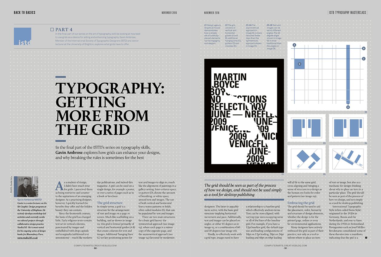 Learn how to master the grid with Gavin Ambrose