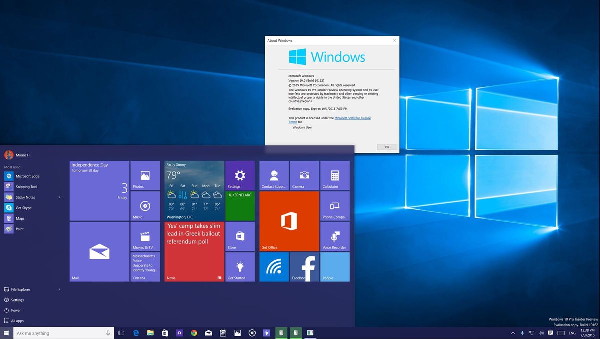 Windows 10 build 10162: Minor update with bug fixes, but with official ...