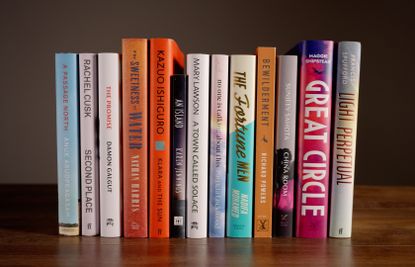 The Booker Prize longlist 2021 book stack