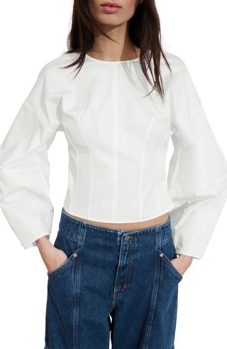 Poplin Crop Top