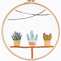 Inside The Greenhouse Embroidery | Shop the project at Michaels
