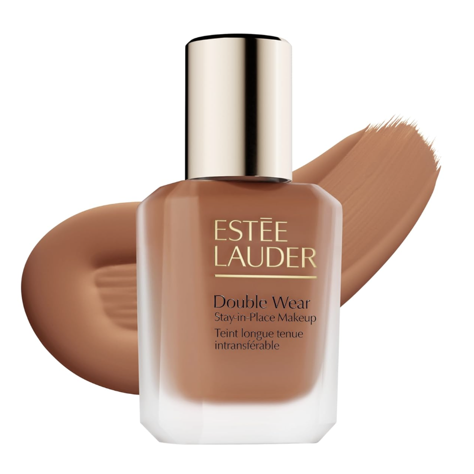 Estée Lauder Double Wear Stay-In-Place Foundation Makeup | 36-Hour Long-Wear Oil-Free Liquid Matte Foundation | Hydrating, Breathable, Buildable | New Formula, 1 Fl Oz, 6c1 Rich Cocoa