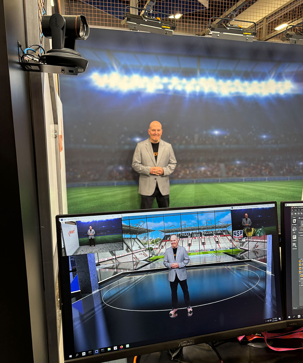 Vizrt AI Keyer Demo at NAB 2026