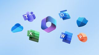 A selection of icons for Microsoft 365 products.