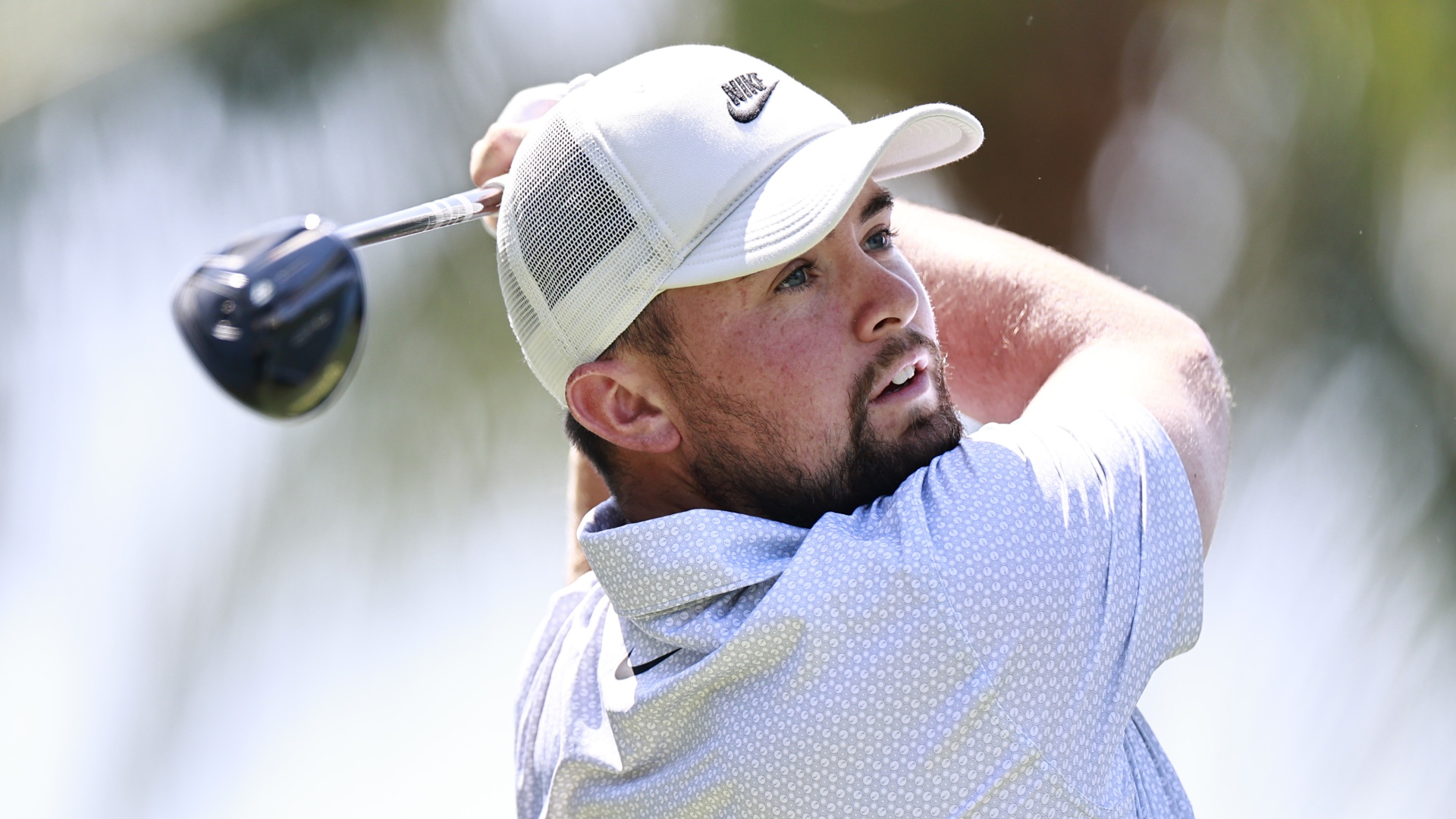 Alex Fitzpatrick in action at the 2026 Cadillac Championship at Trump National Doral Miami