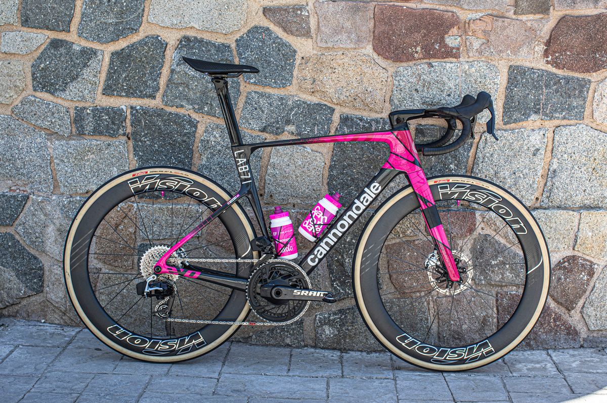 Kasper Asgreen's very aggressive Cannondale Lab71 SuperSix Evo