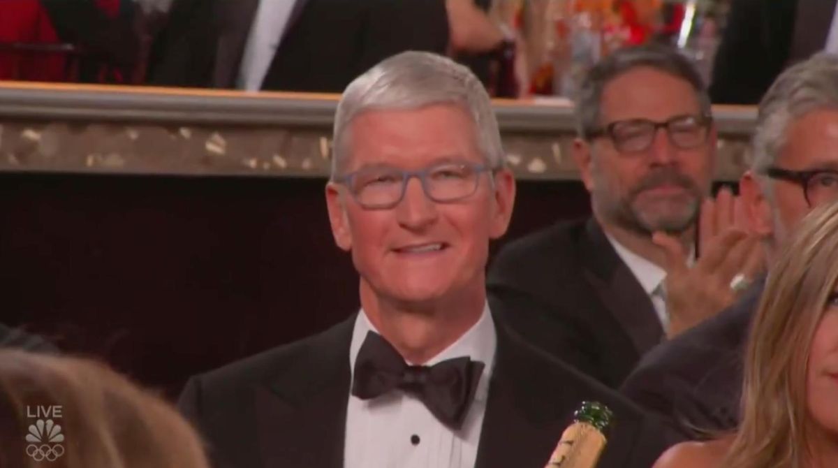 Tim Cook at Golden Globes