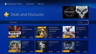 PS Plus deals and discounts screenshot
