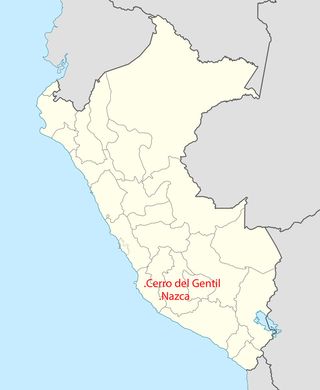 map of southern peru where adobe pyramid was discovered