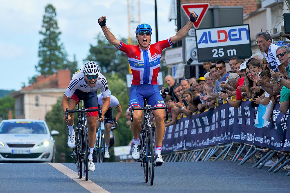 Amund Gr&oslash;ndahl Jansen missed out on stage 1 but made up for it with win on day 2