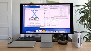 Apple's Mac OS X Cheetah operating system running on a Nintendo Wii games console.