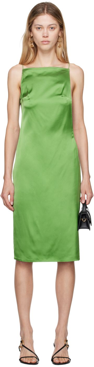 Green 'la Robe Spoglio' Midi Dress