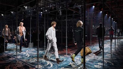 Prada Menswear Show at Milan Fashion Week Men's A/W 2025