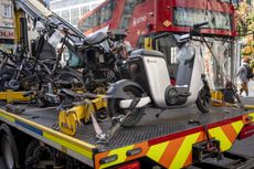 City of London police seize illegal ebikes