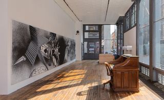 The Judd Foundation in New York James Rosenquist paintings on the wall