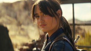 Lucy in Vault uniform in Fallout Season 2