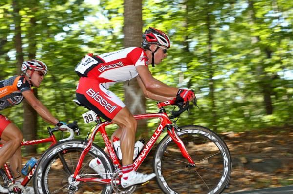 David Williams (Bissell) one the Paris Mountain climb.