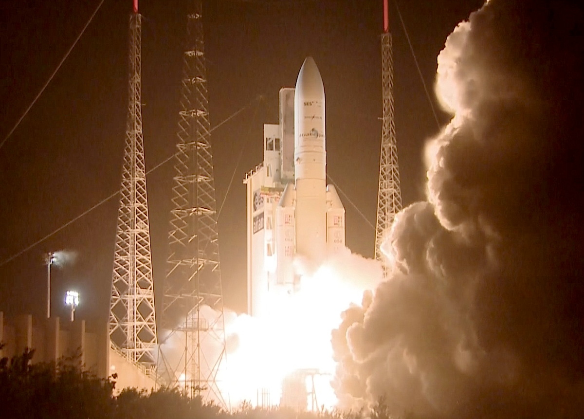 Ariane 5 Rocket Launches 2 Communications Satellites Into Orbit | Space