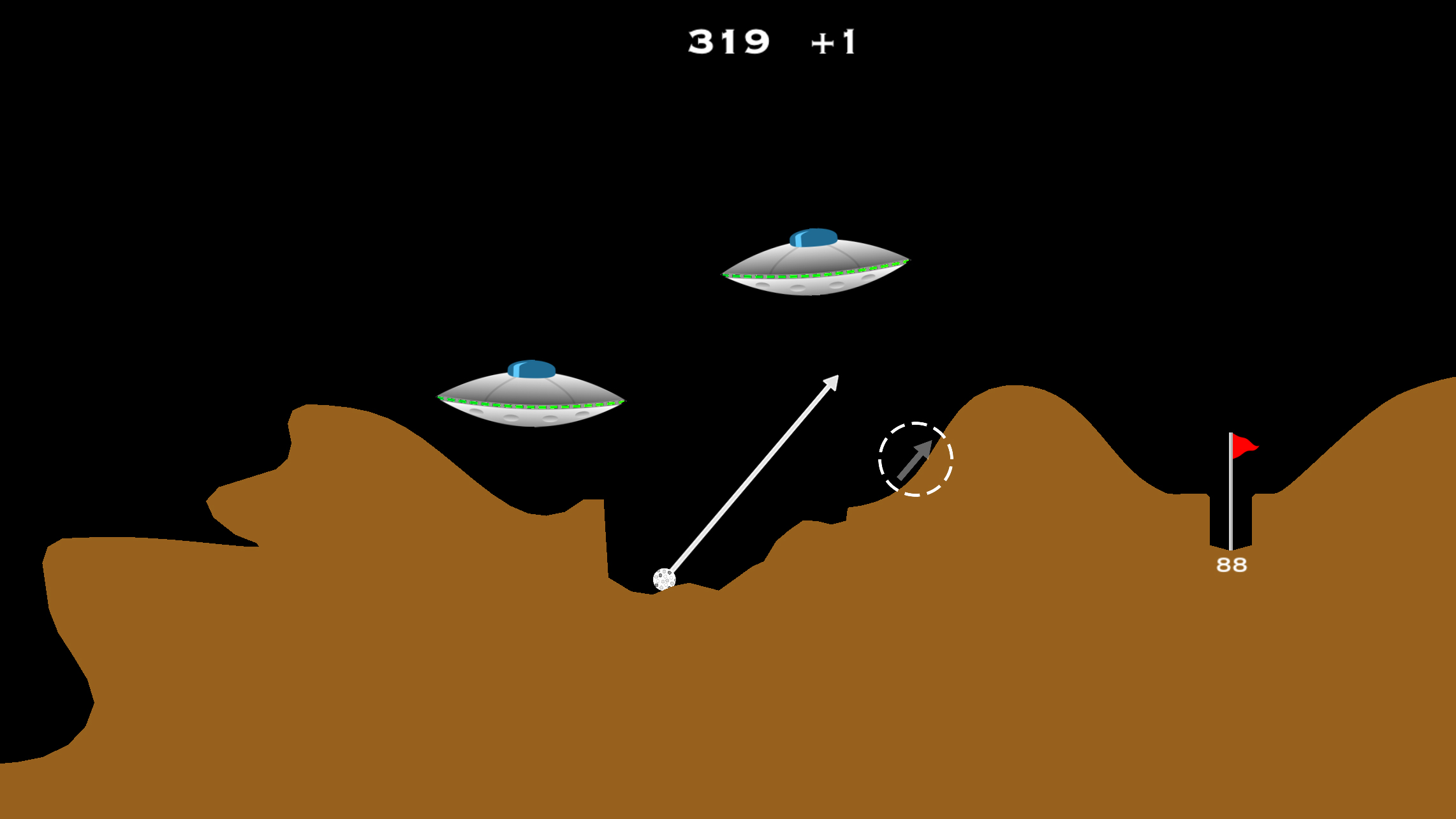 A screenshot showing Deep Golf