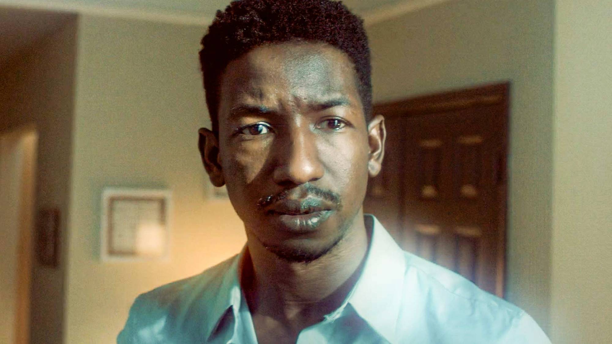 Mamoudou Athie in "Black Box" movie (2020)