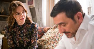 …but nothing prepares him for the truth when Toyah reveals the shock news that Eva is Susie's mother.