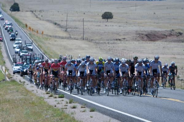 The men stayed together until the climb.
