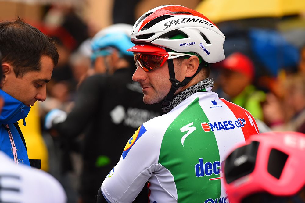Elia Viviani (Deceuninck-QuickStep) at the Giro d'Italia