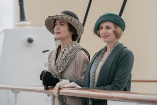 Downton Abbey: A New Era - Elizabeth McGovern stars as Cora Grantham and Laura Carmichael as Lady Edith Hexham