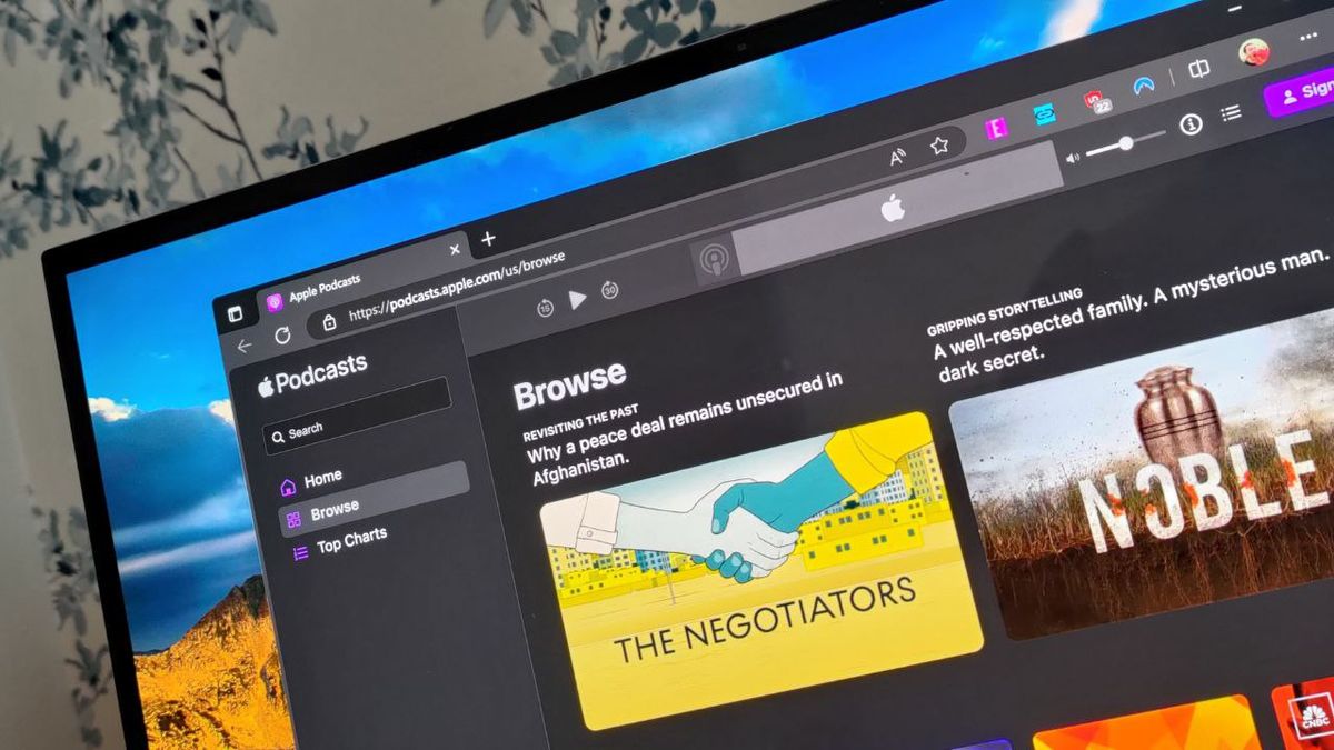 Apple Podcasts on Microsoft Edge