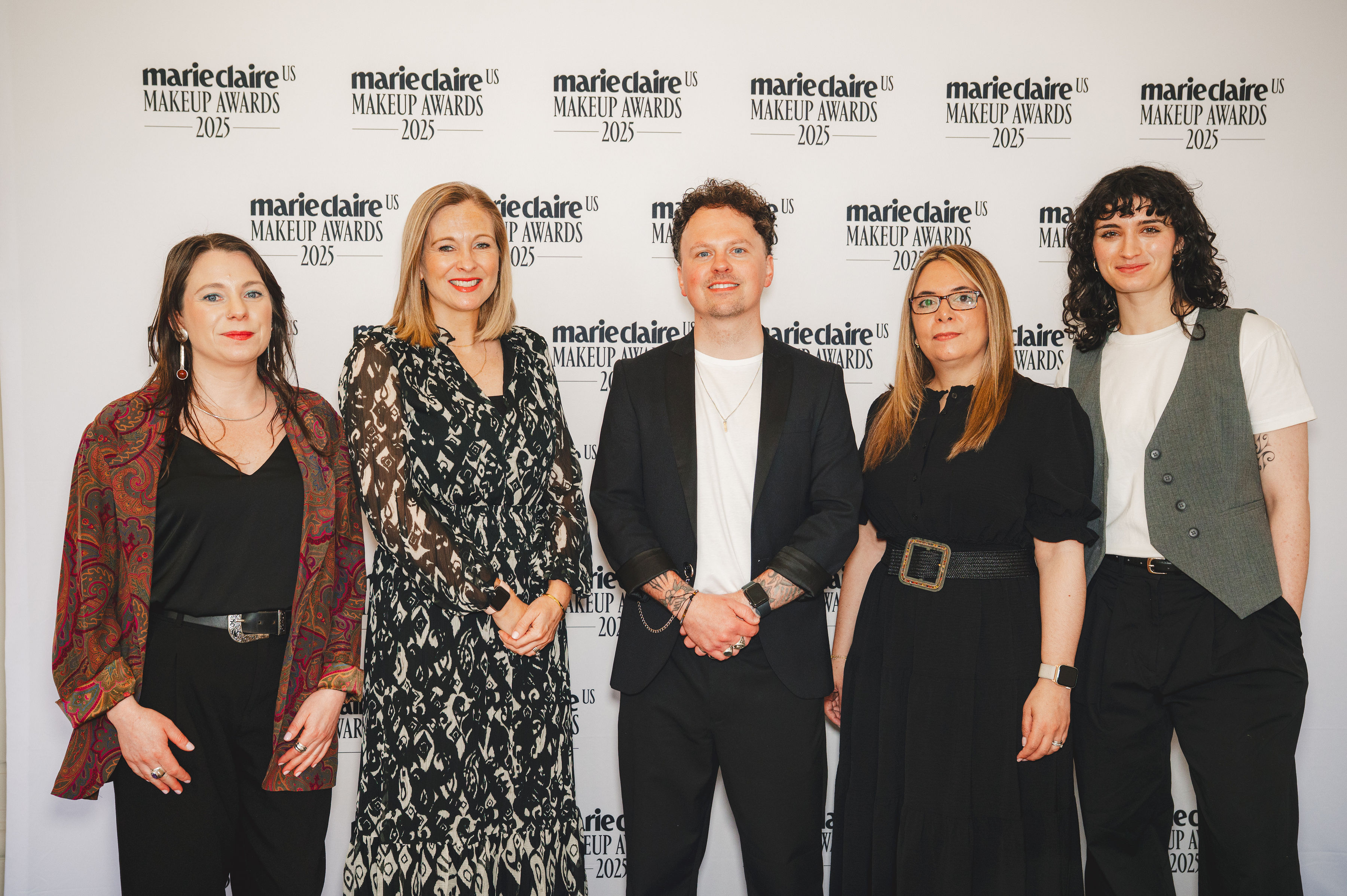 The Marie Claire events team at the magazine's Beauty Awards breakfast.